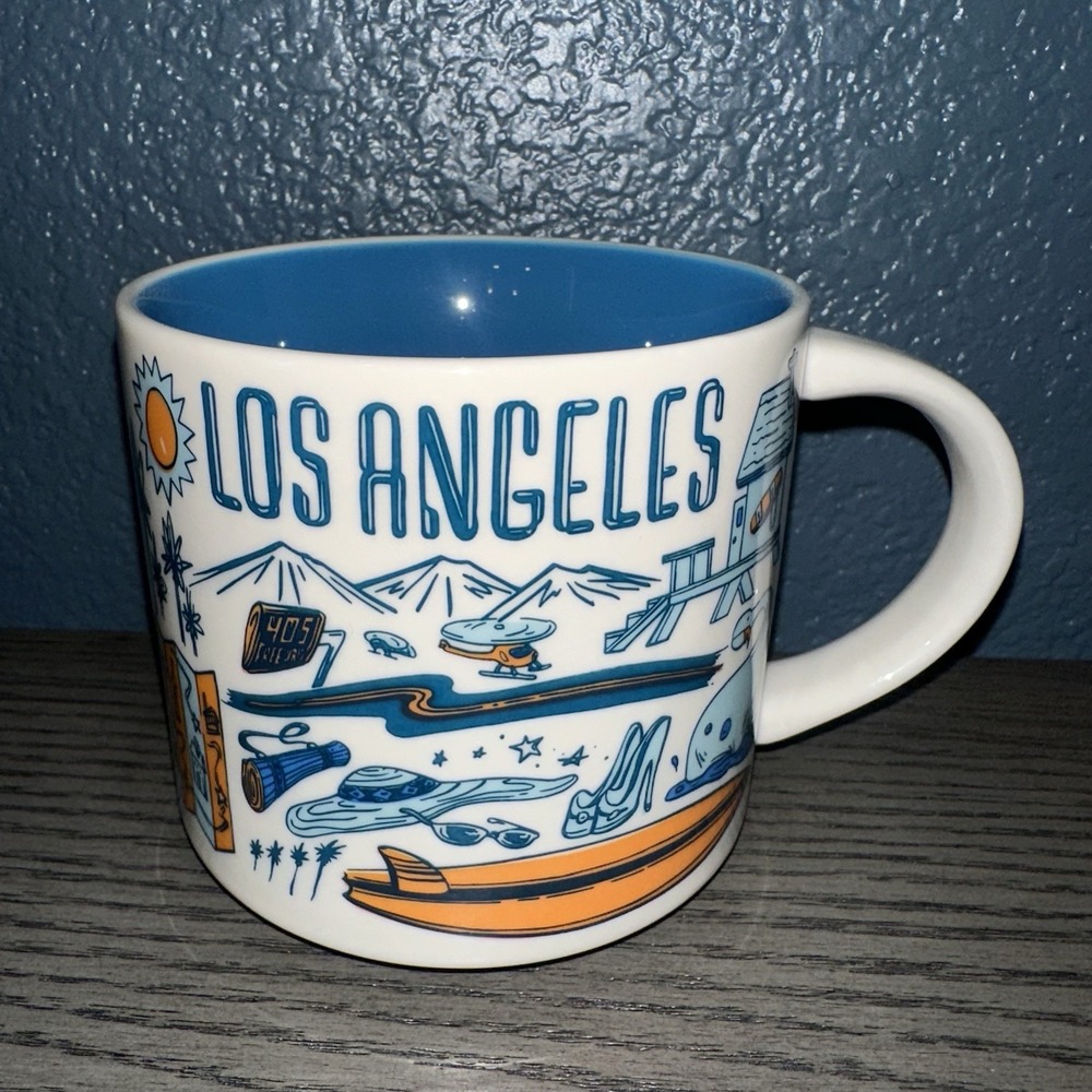 Starbucks LOS ANGELES California Been There Series BTS 14 Oz Coffee Mug Retired